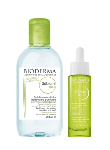 [PACK BIOSEBIUM] Pack Sebium Serum + Agua Micelar Sebium H2O 250 ml + GRATIS Neceser