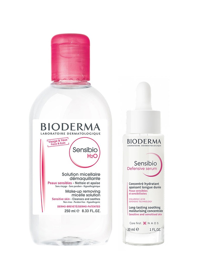 Pack Sensibio Serum + Agua Micelar Sensibio H2O 250 ml + GRATIS Neceser
